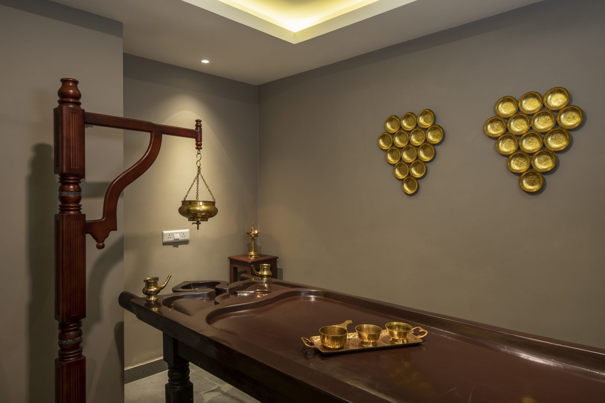 Traditional treatment room at Samroha